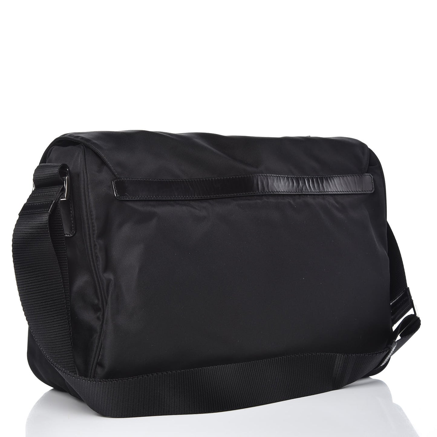 Tessuto Nylon Messenger Bag Black