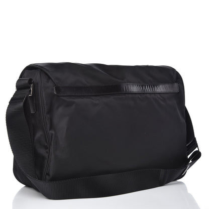 Prada Tessuto Nylon Messenger Bag Black 3 of 12
