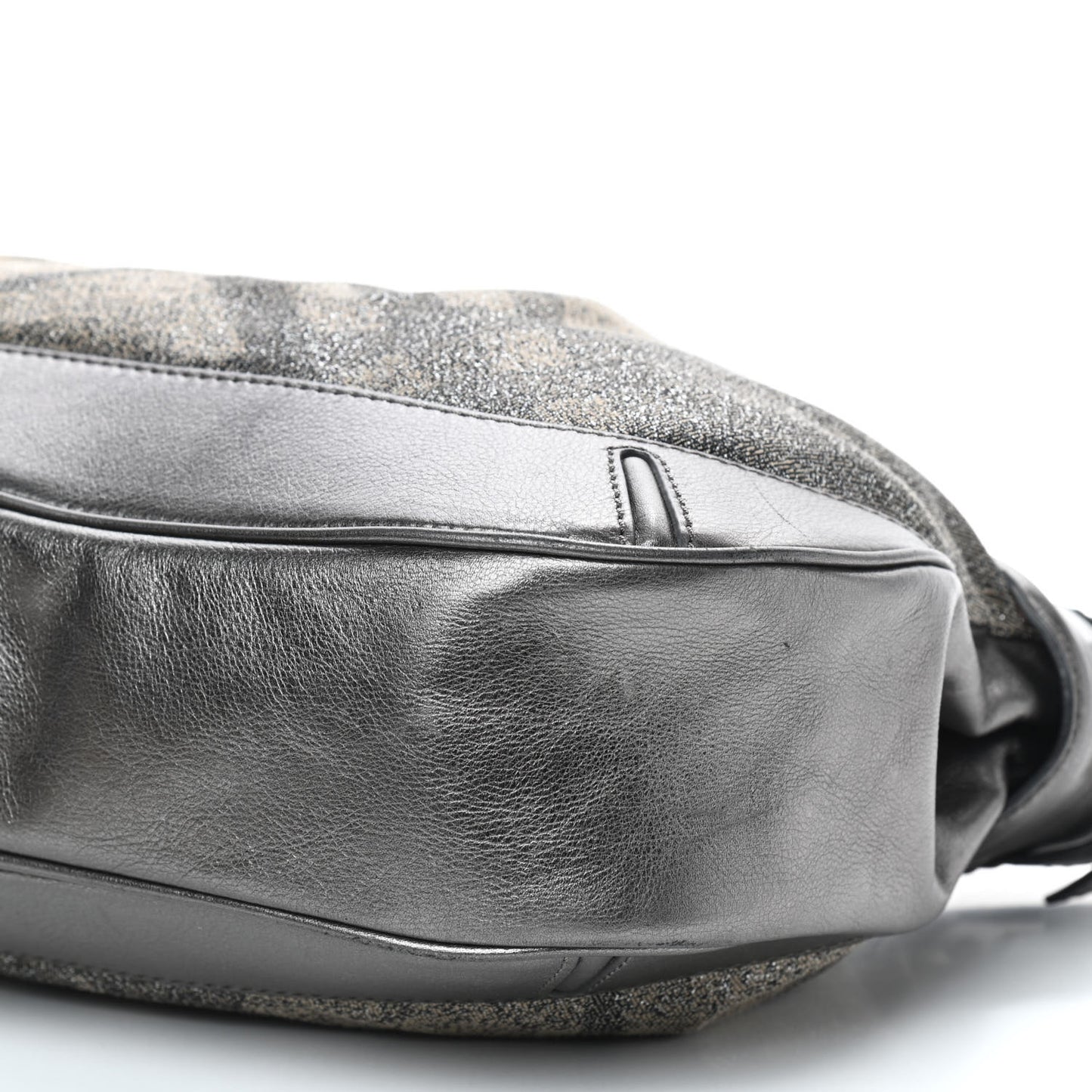 Shimmer Check Medium Fairby Hobo Pewter