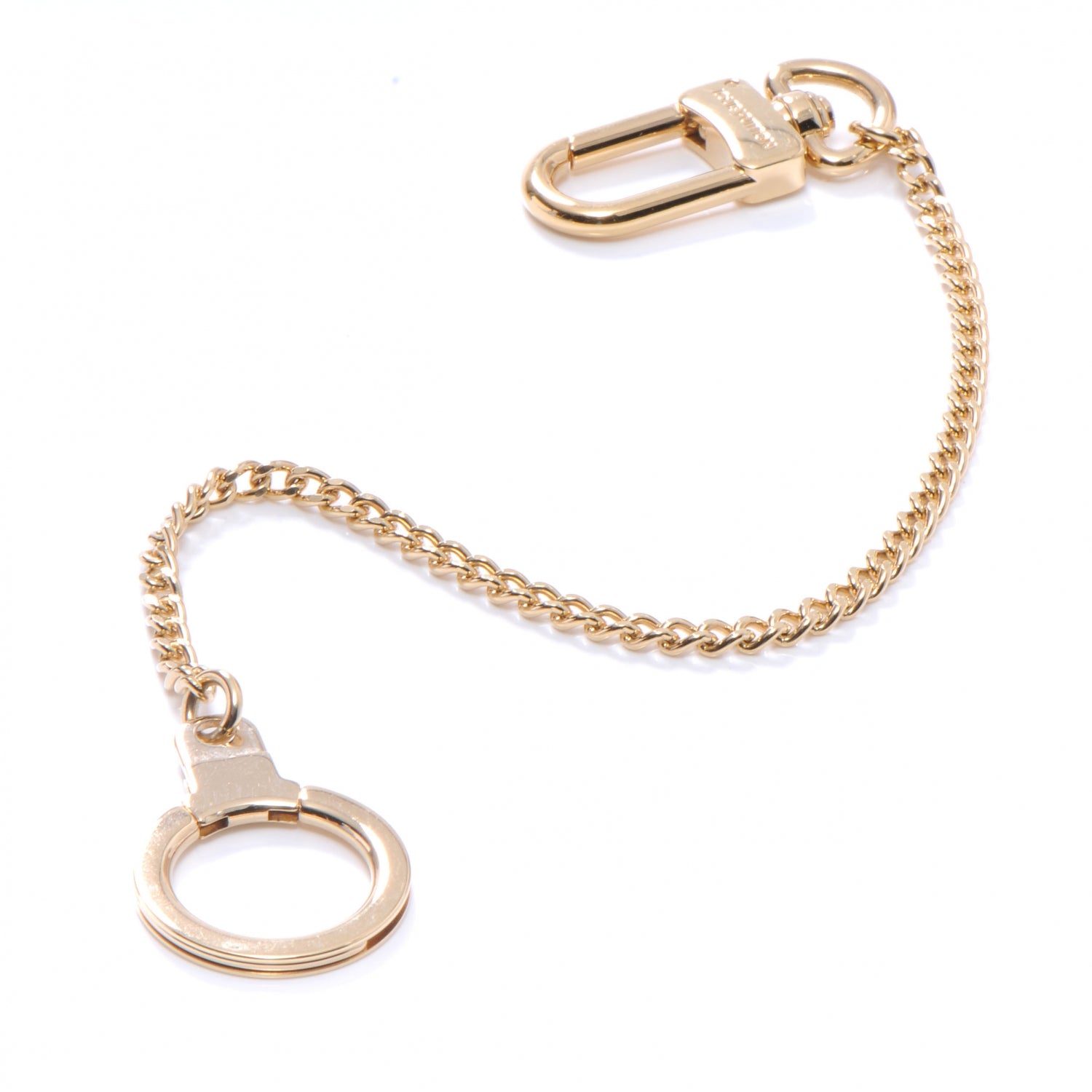Louis Vuitton Gold Pochette Extender Key Ring 1 of 3