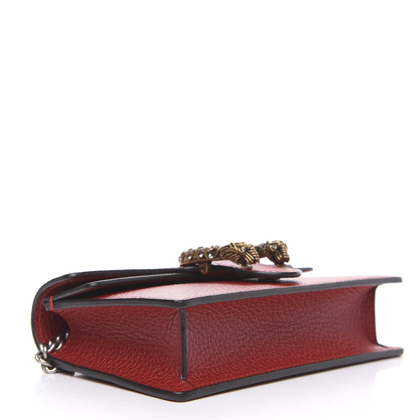 Calfskin Super Mini Dionysus Shoulder Bag Hibiscus Red