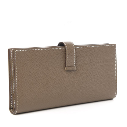 Hermes Epsom Bearn Gusset Wallet Etoupe 3 of 8