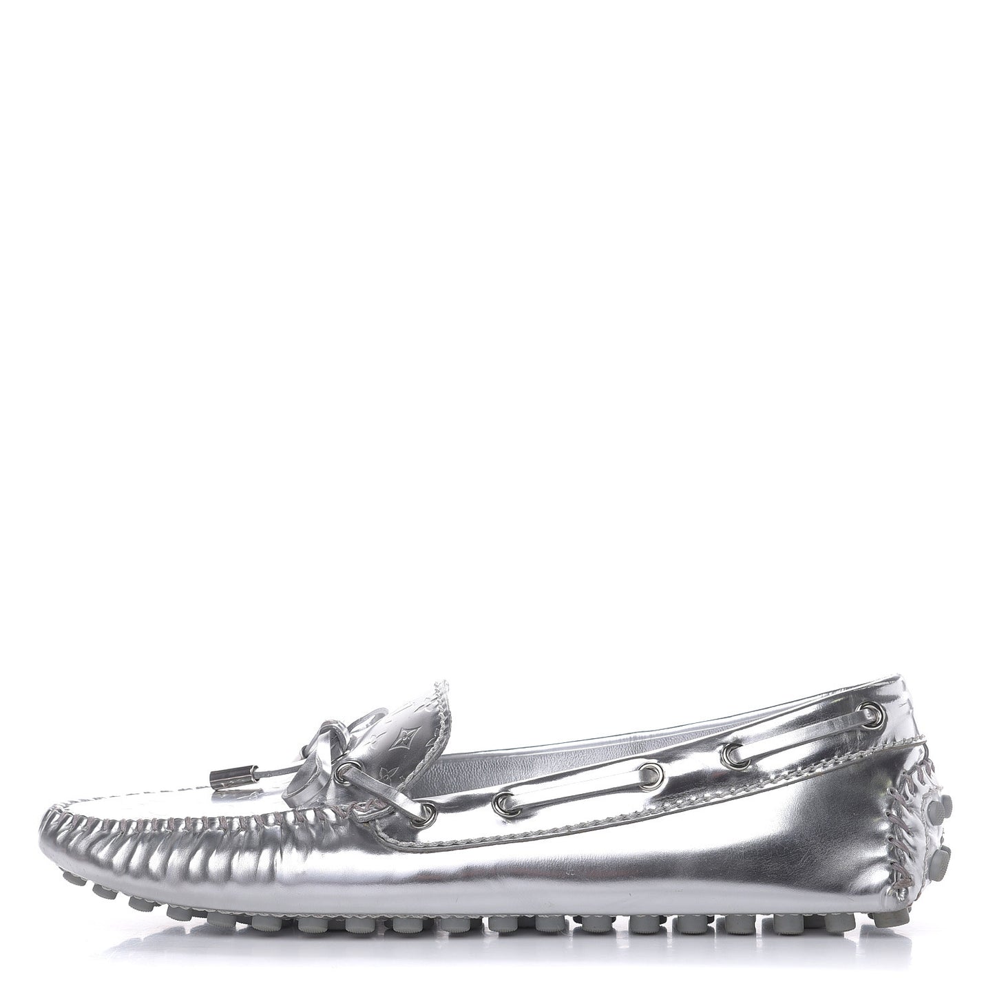 Calfskin Monogram Gloria Loafers 39 Silver