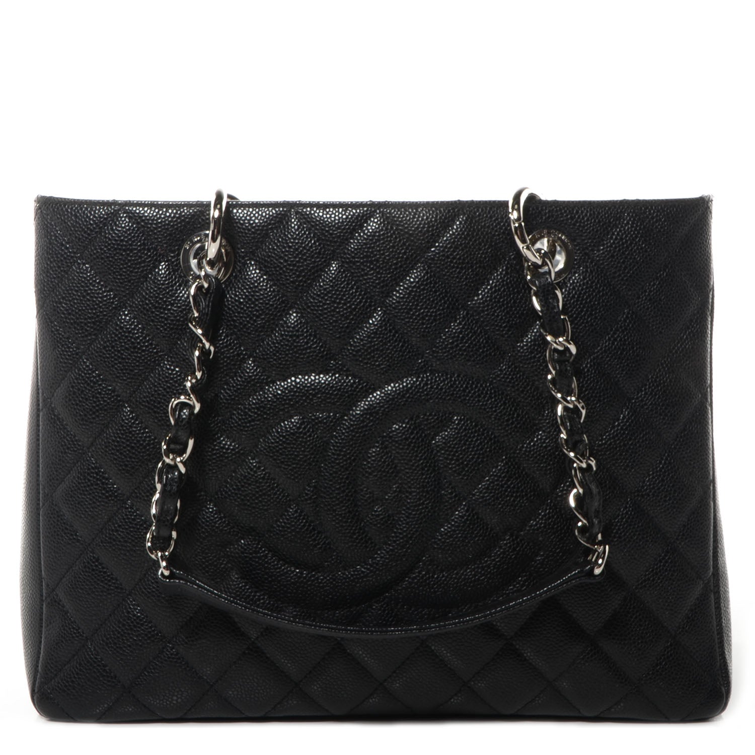 Chanel Caviar Grand Shopping Tote GST Black 1 of 8