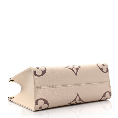 Louis Vuitton Empreinte Monogram Giant Onthego PM Creme Bois de Rose 3 of 6