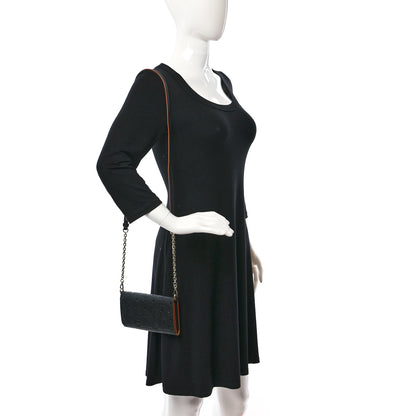 MCM Calfskin Ottomar Aren Crossbody Wallet Black 3 of 8