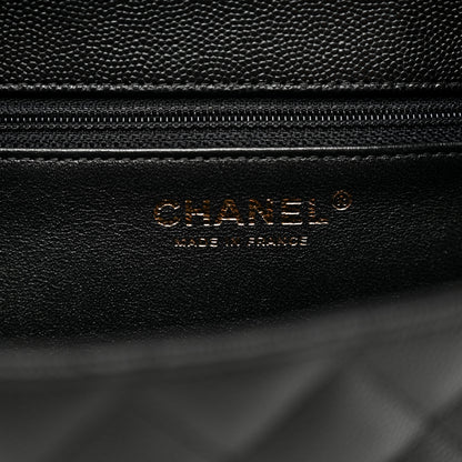 Chanel Caviar Quilted Flap Clutch Black 6 of 8