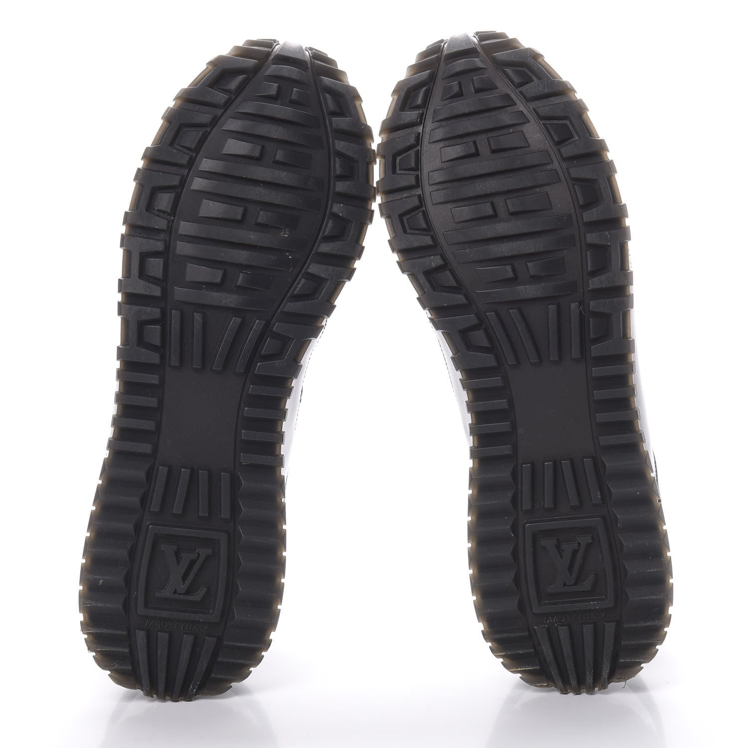 Louis Vuitton Technical Fabric Calfskin Run Away Sneakers 38 Black 5 of 9