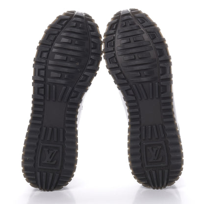 Louis Vuitton Technical Fabric Calfskin Run Away Sneakers 38 Black 5 of 9