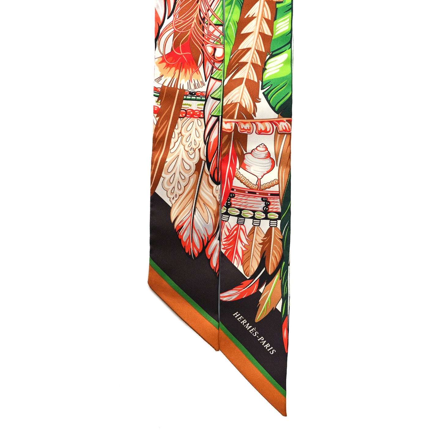 Silk La Danse Pacifique Twilly Vert Vif Corail