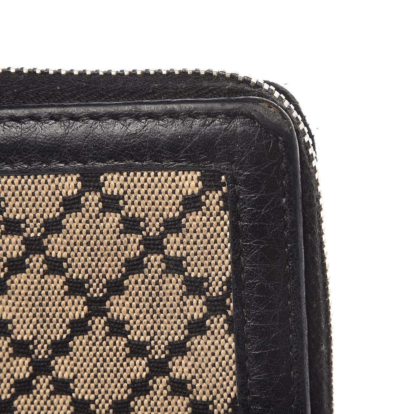 Diamante Bamboo Tassel Zip Around Wallet Dark Blue