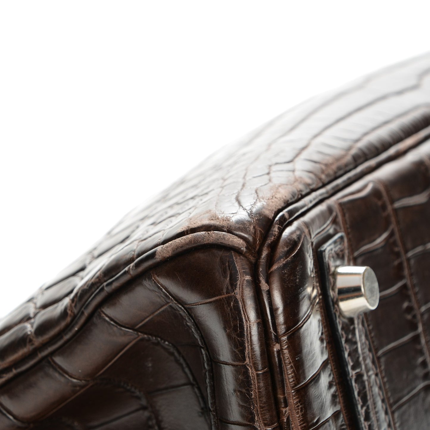 Matte Niloticus Crocodile Birkin 30 Chocolate