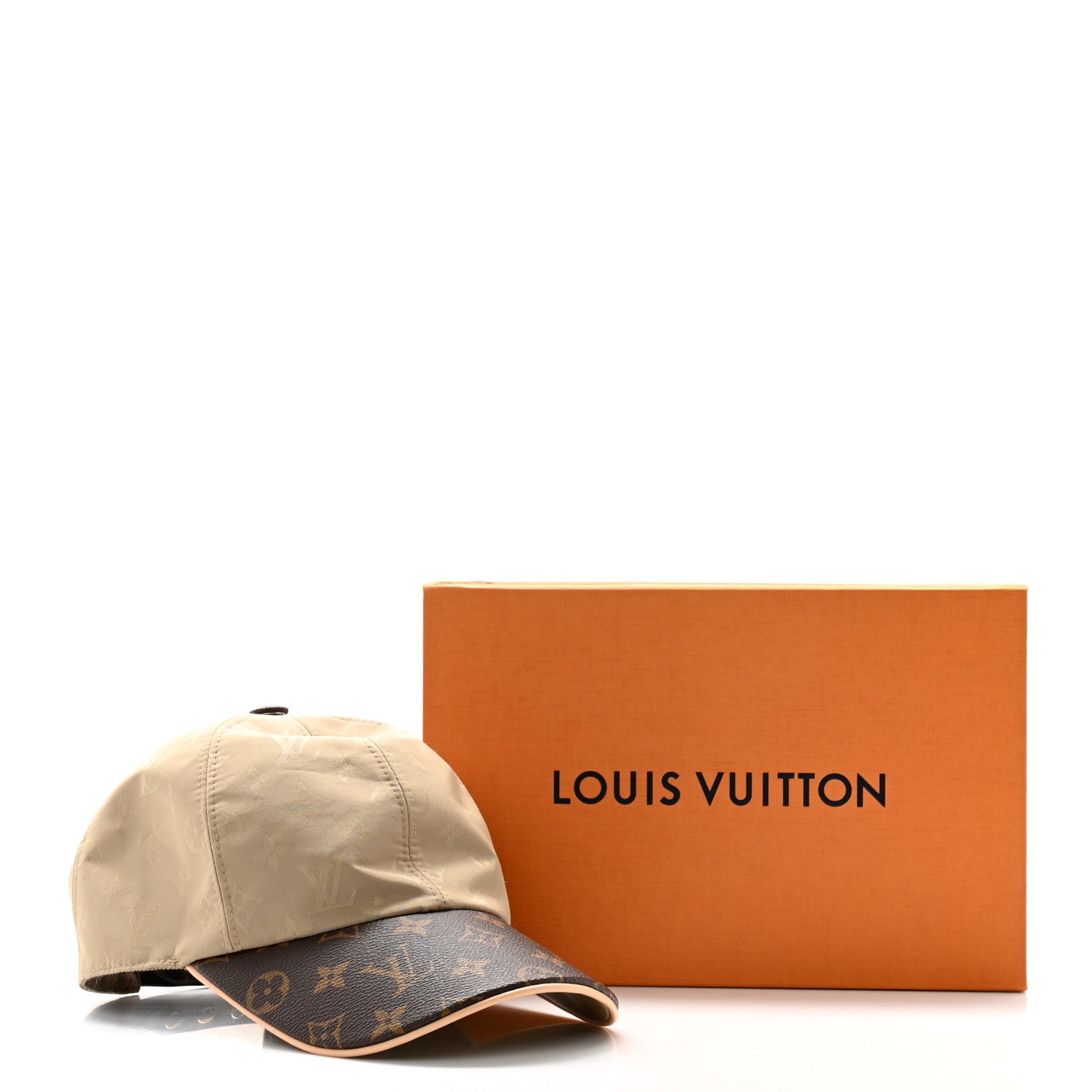 Louis Vuitton Monogram Polyester Silk LV Get Ready Cap M Beige 11 of 11