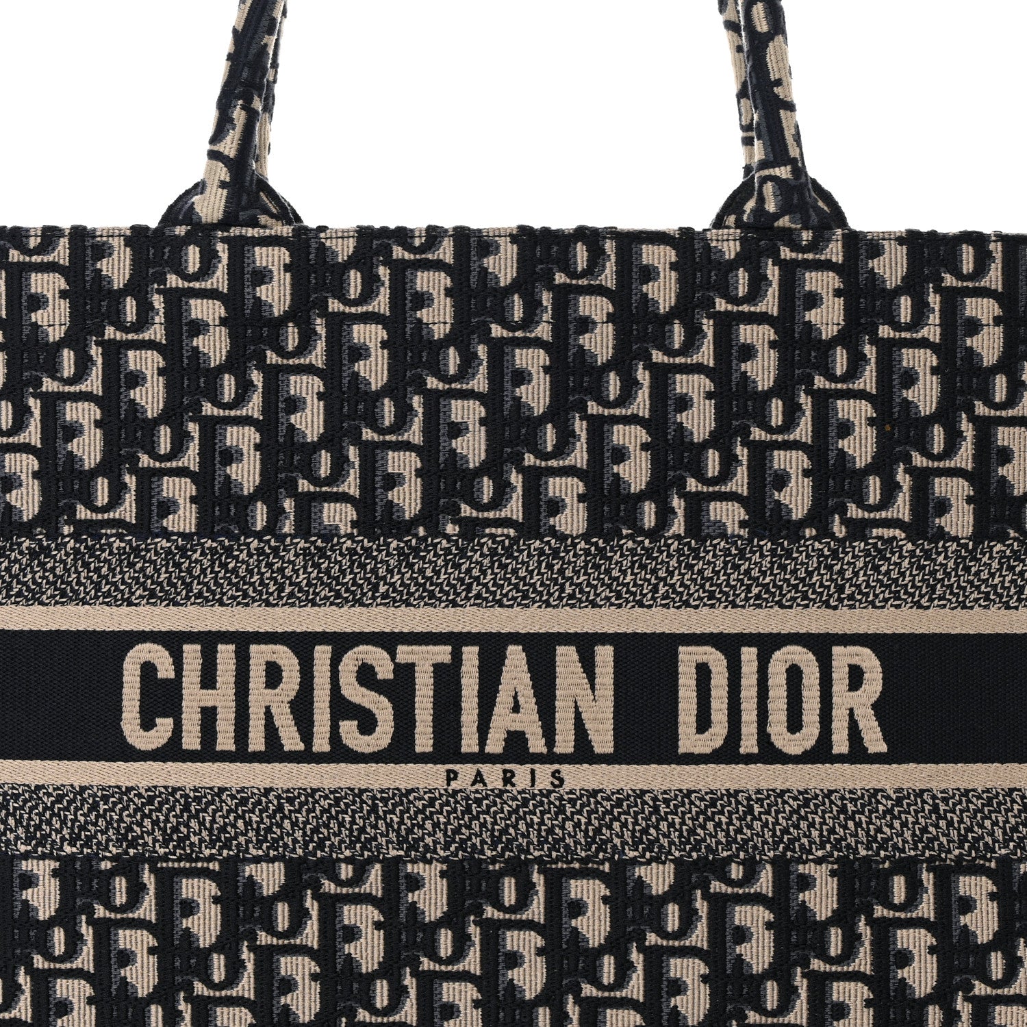 Christian Dior Oblique Medium Book Tote Blue Multicolor 8 of 13