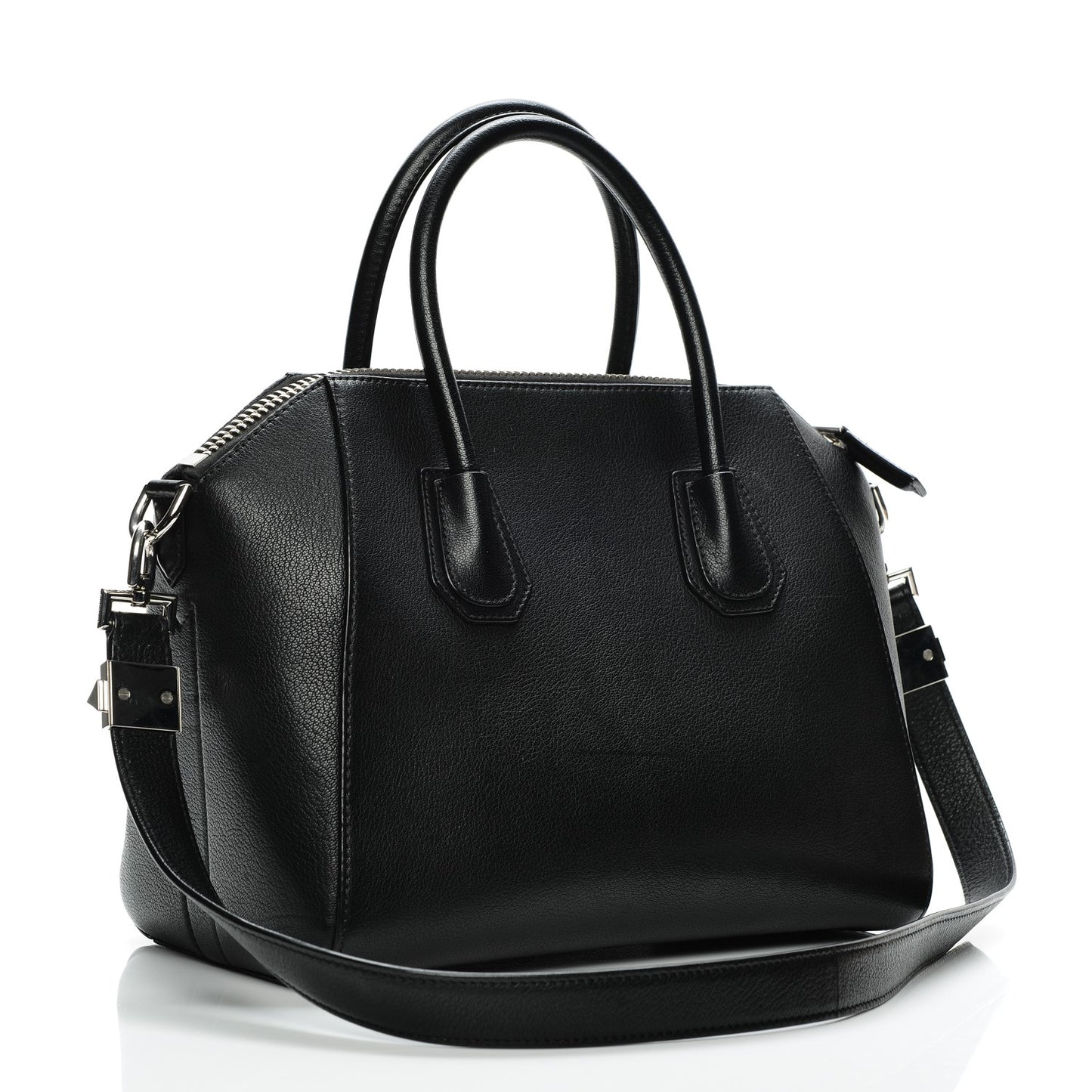 Sugar Goatskin Small Antigona Black