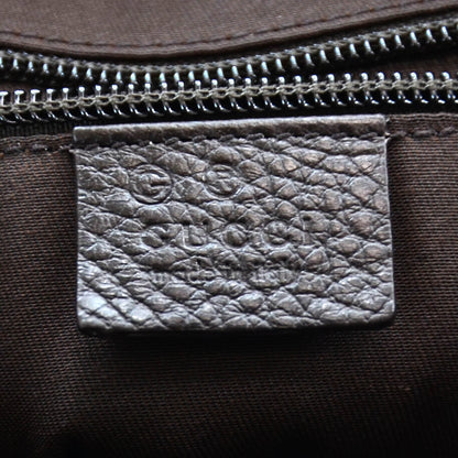 Gucci Denim Monogram Tall Tote Dark Brown 5 of 8