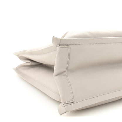 Salvatore Ferragamo Calfskin Large Viva Bow Tote Grey 8 of 9