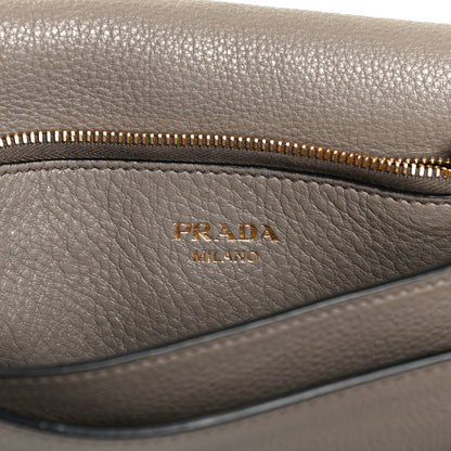 Prada Vitello Daino Flap Crossbody Argilla 5 of 15