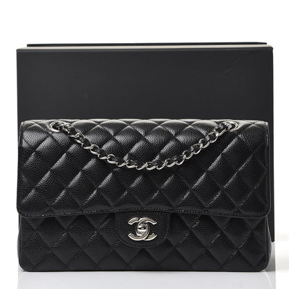 Chanel Caviar Quilted Medium Double Flap Black 10 of 10