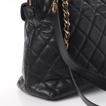 Chanel Caviar Quilted Flap Shoulder Bag Black 8 of 8