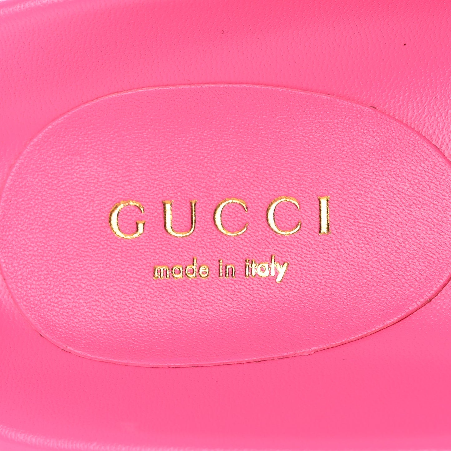 Nappa GG Matelasse Flat Slide Sandals 35 Bon Bon