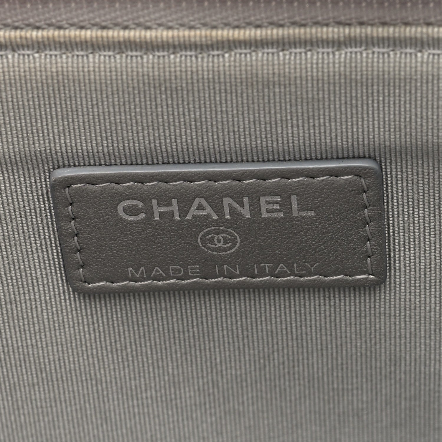 Chanel Metallic Lambskin Quilted Clutch With Chain Silver 7 of 14