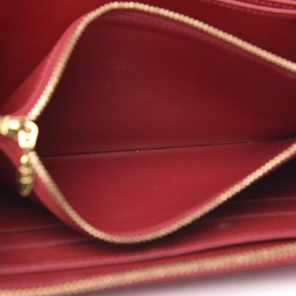 Louis Vuitton Vernis Zippy Wallet Pomme D'Amour 9 of 10