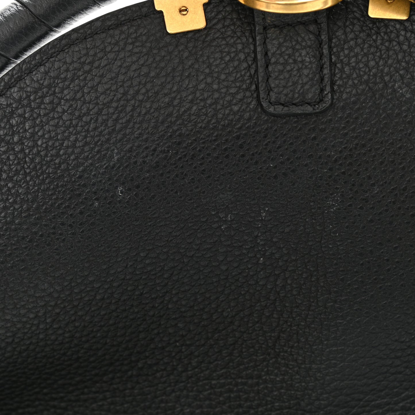 Calfskin Marcie Hobo Black