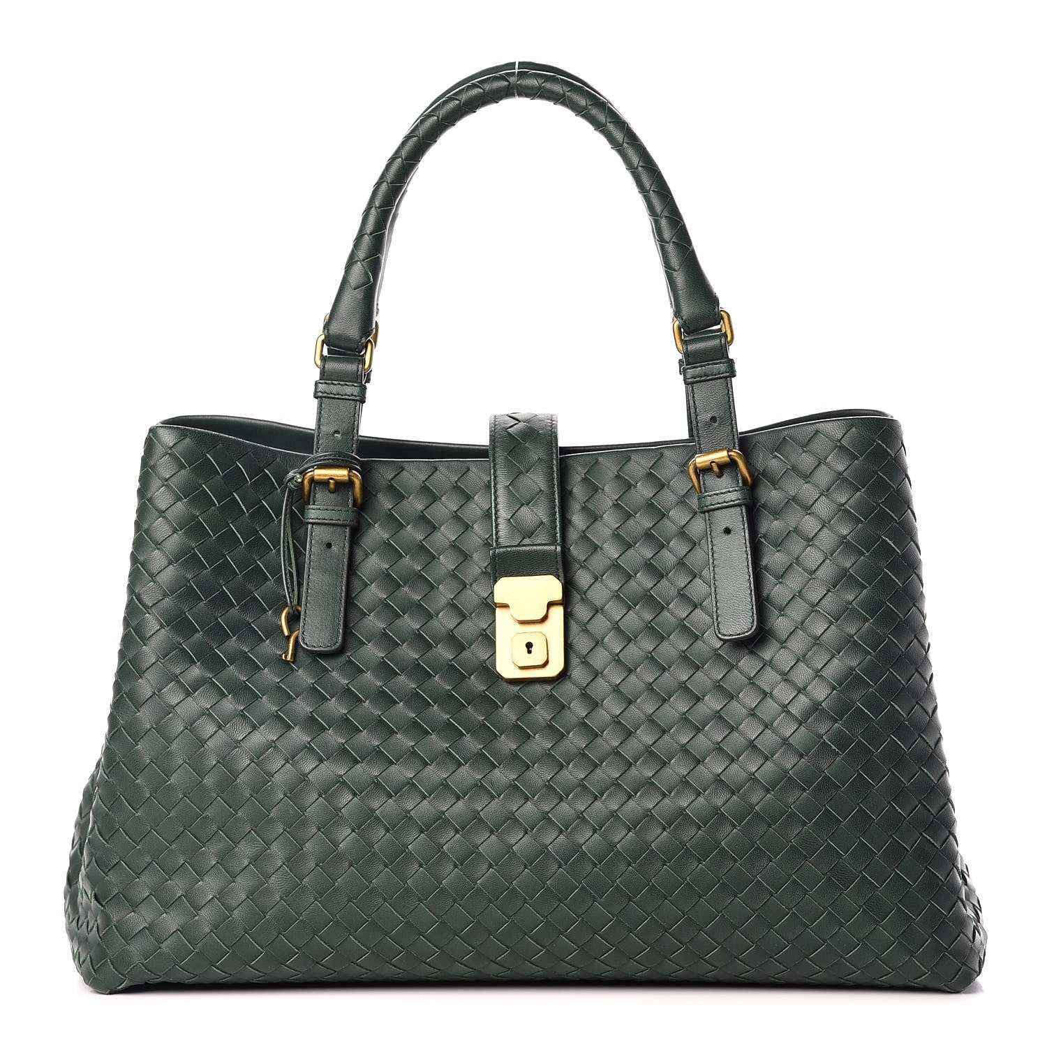 Bottega Veneta Nappa Intrecciato Medium Roma Tote Bottle 1 of 14