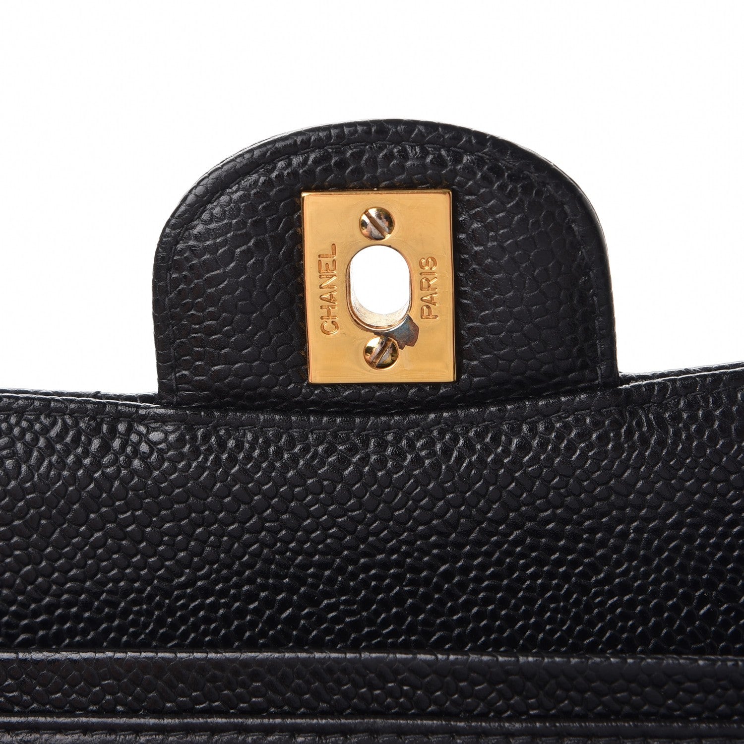 Chanel Caviar Quilted Small Double Flap Black 9 of 10