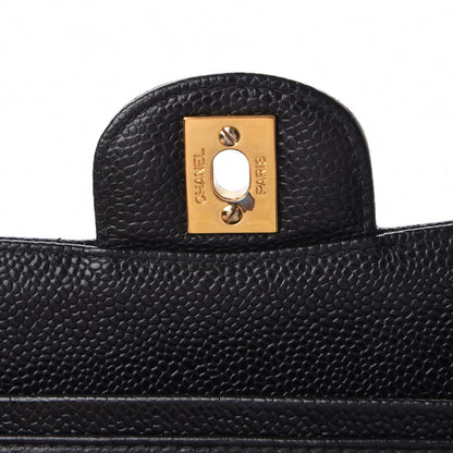 Chanel Caviar Quilted Small Double Flap Black 9 of 10