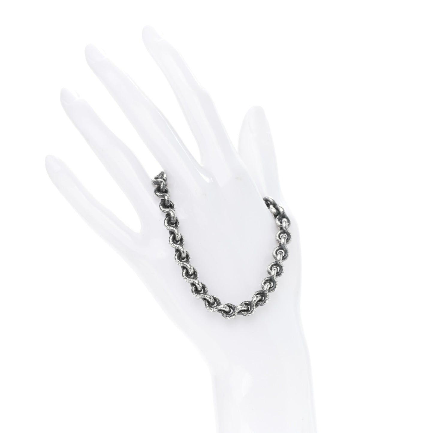 Sterling Silver 6mm Petrvs Link Bracelet M