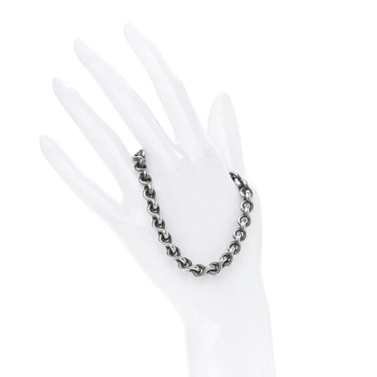 David Yurman Sterling Silver 6mm Petrvs Link Bracelet M 2 of 4