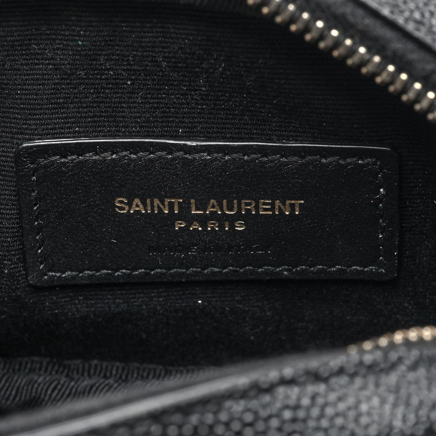 Grain De Poudre Matelasse Monogram Baby Lou Camera Bag Black