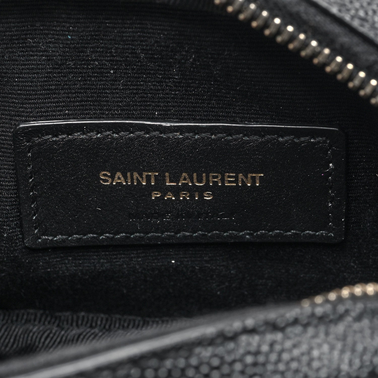 Saint Laurent Grain De Poudre Matelasse Monogram Baby Lou Camera Bag Black 6 of 9