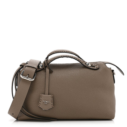 Fendi Cuoio Romano Selleria Medium By The Way Boston Bag Grey 1 of 10