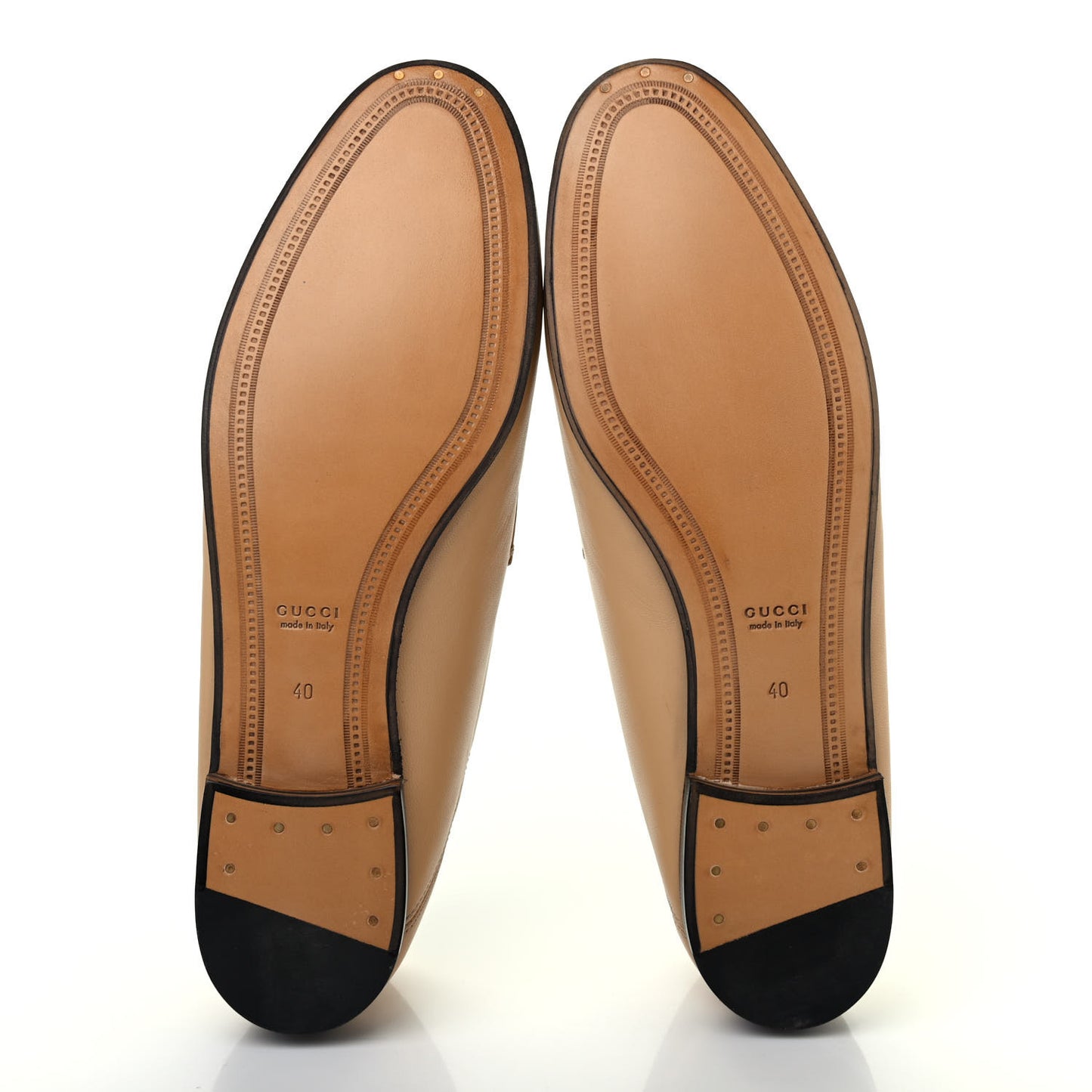 Lambskin Womens Brixton Horsebit Loafers 40 Wheat