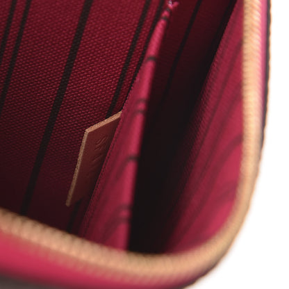 Louis Vuitton Monogram Neverfull MM GM Pochette Pivoine 7 of 7