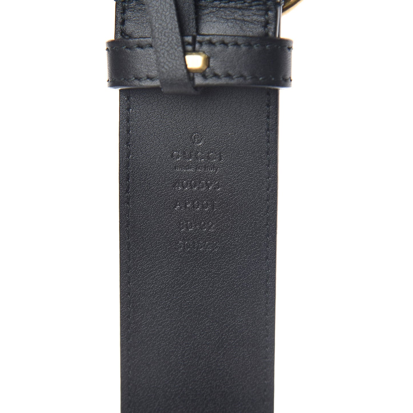 Calfskin Double G 40mm Belt 80 32 Black