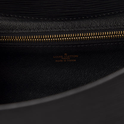 Louis Vuitton Epi Montaigne Clutch MM Black 10 of 11