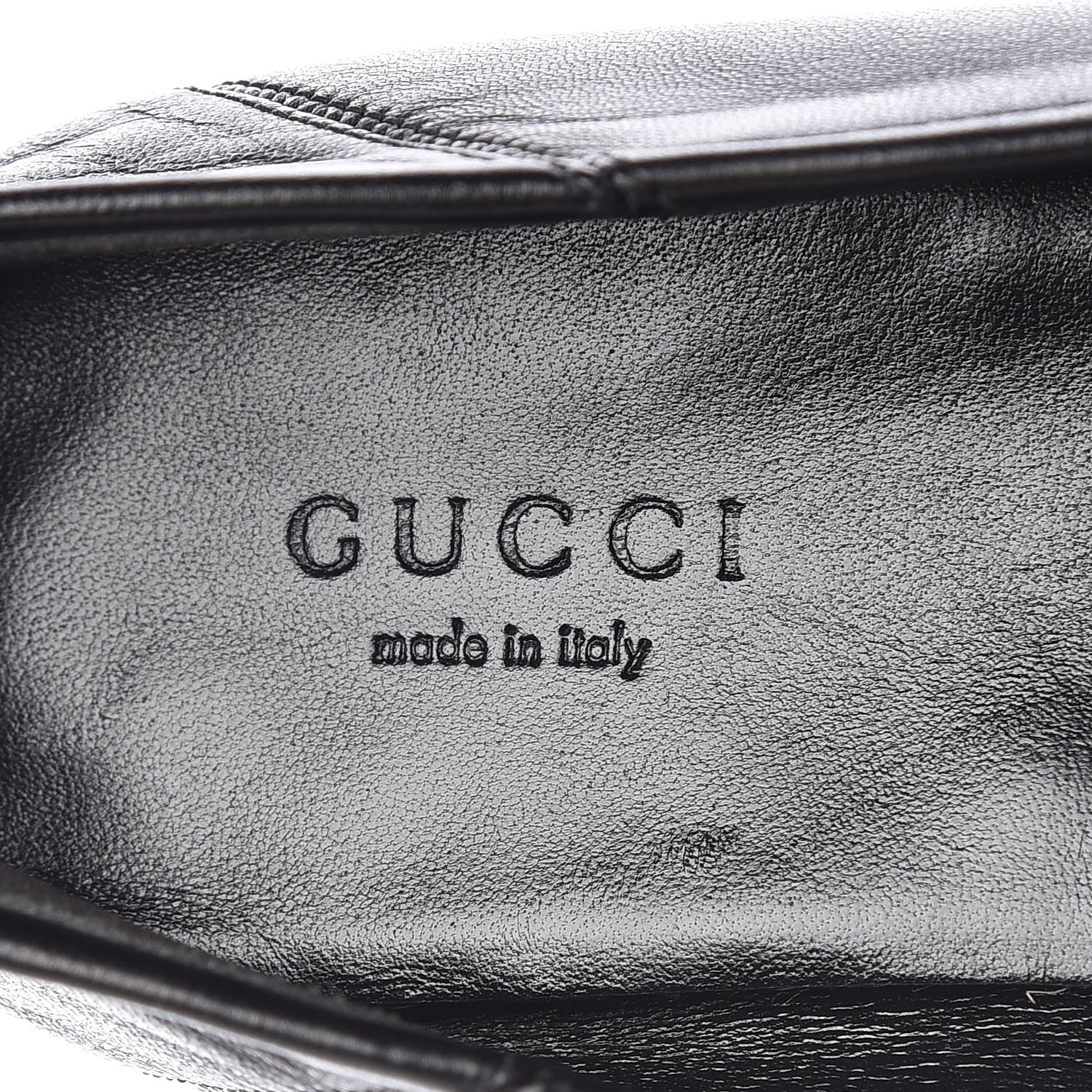 Gucci Lambskin Womens Brixton Horsebit Loafers 38 Black 9 of 13