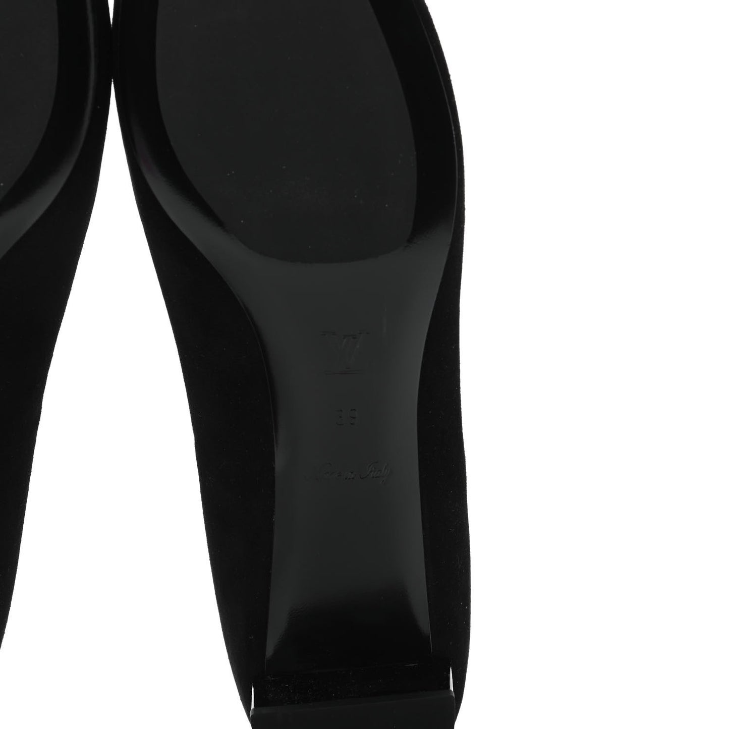 Suede Uniformes Pump 39 Black