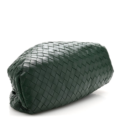 Bottega Veneta Nappa Maxi Intrecciato The Pouch Oversized Clutch Raintree 4 of 14