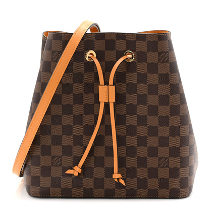 Louis Vuitton Damier Ebene Neonoe MM Safran 1 of 9