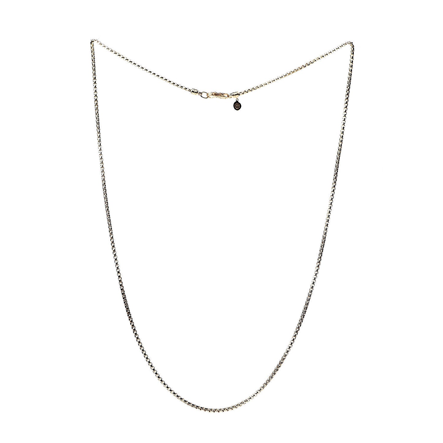 18K Yellow Gold Box Chain Necklace