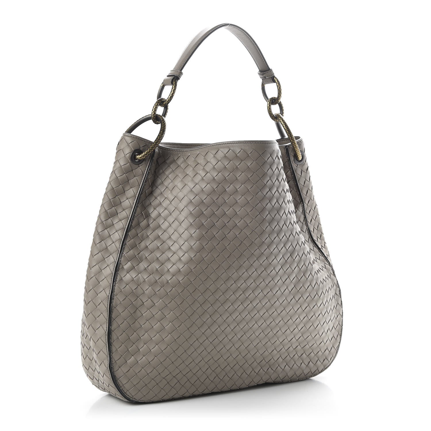 Bottega Veneta Nappa Intrecciato Medium Loop Steel 2 of 8