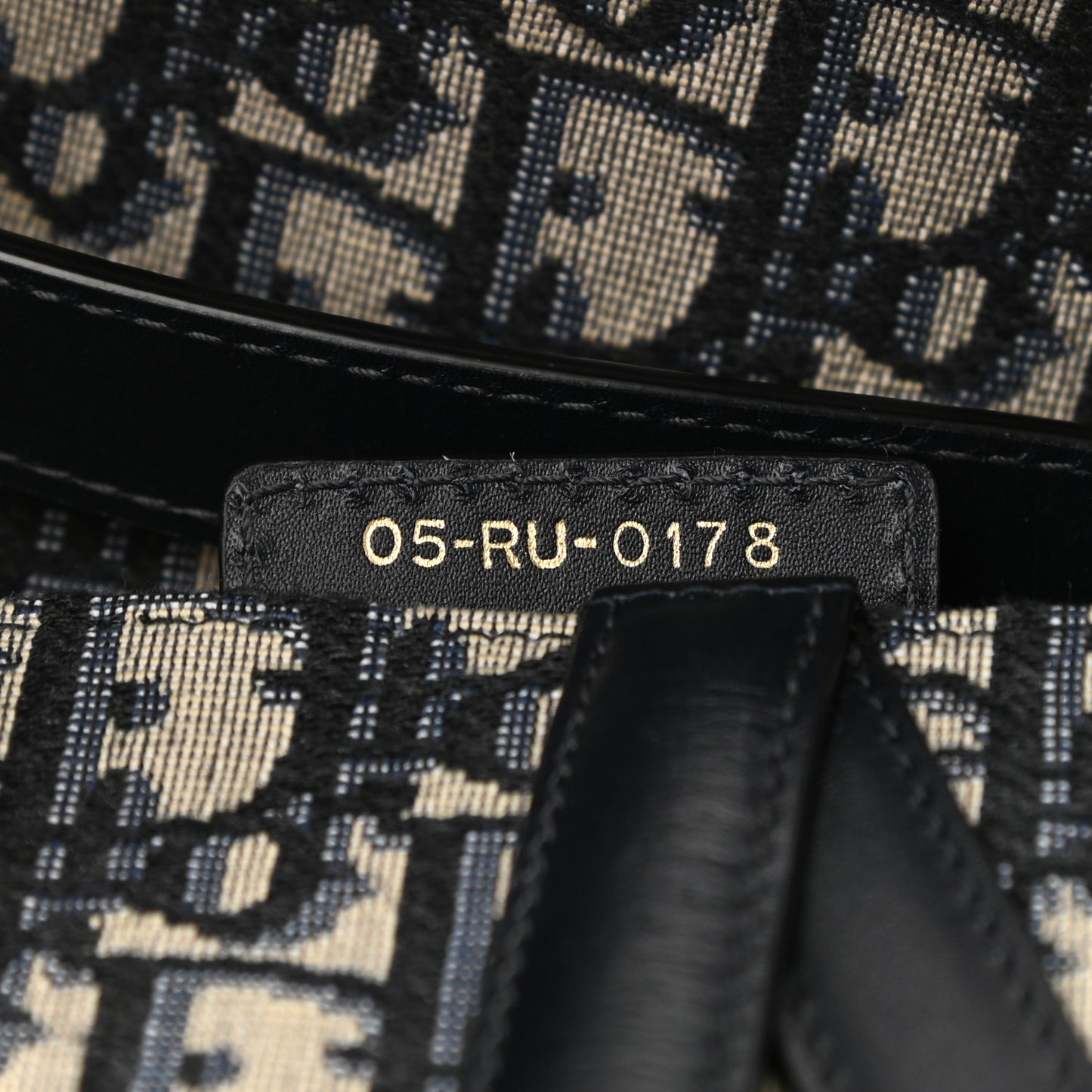 Oblique Saddle Bag Blue