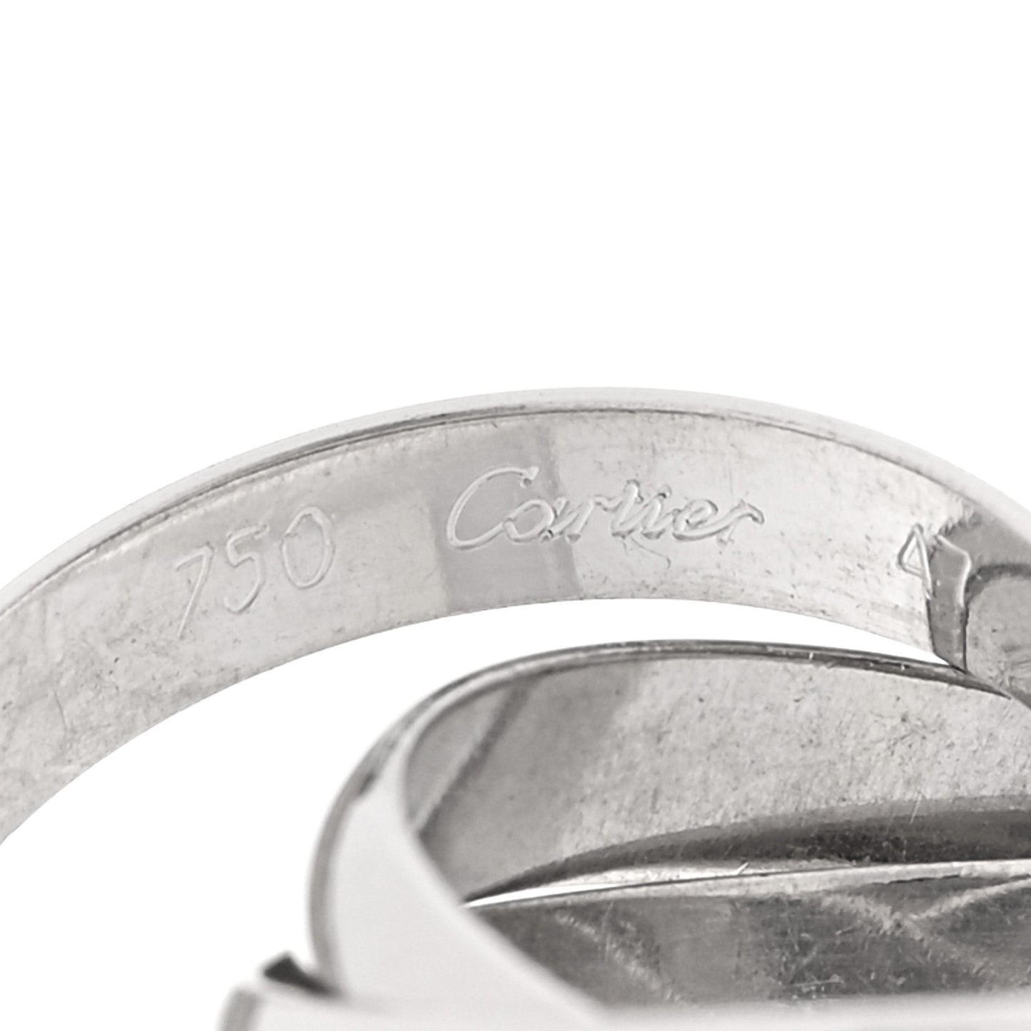 18K White Gold Classic Trinity Ring 47 4