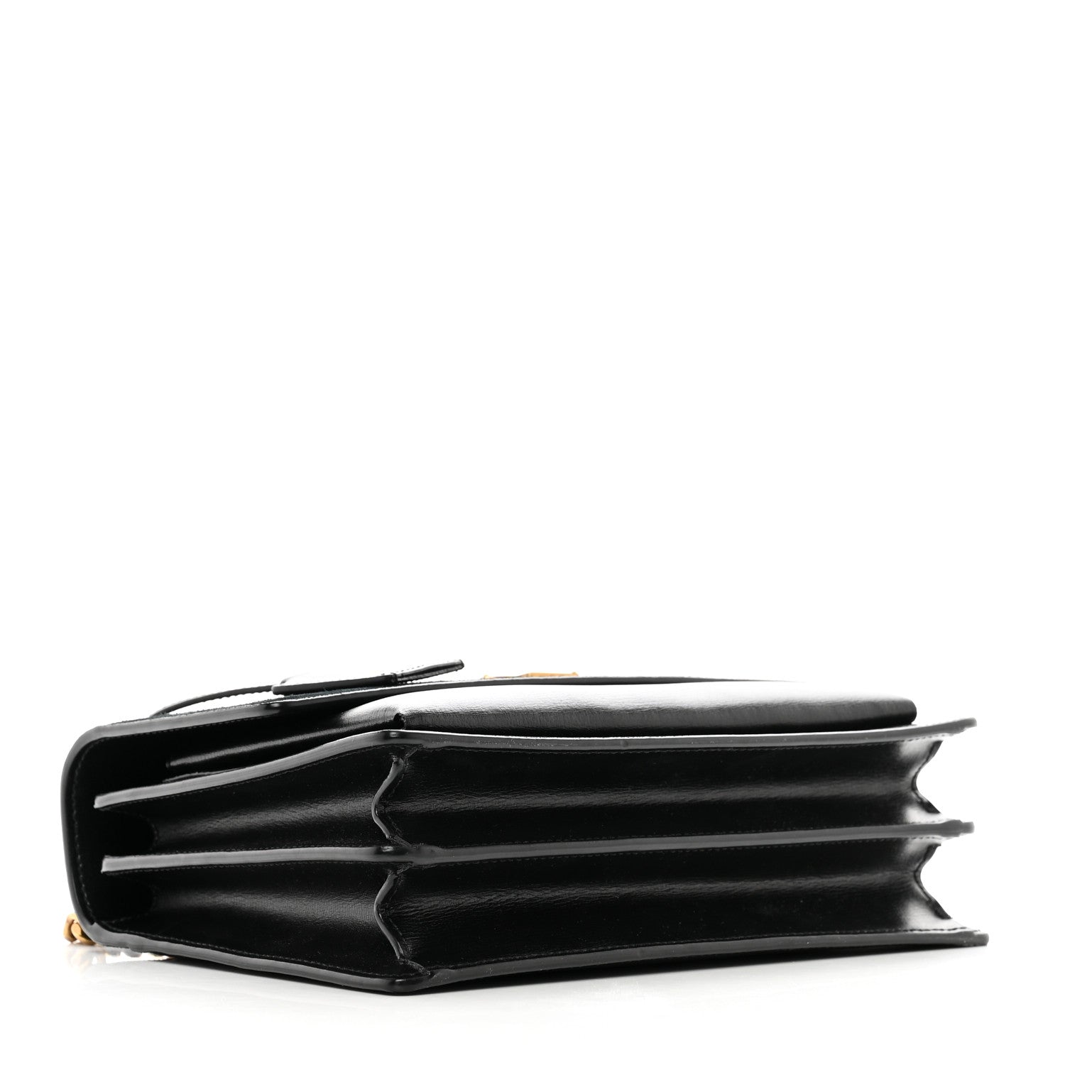 Saint Laurent Suede Calfskin Medium Monogram Sunset Black 4 of 10