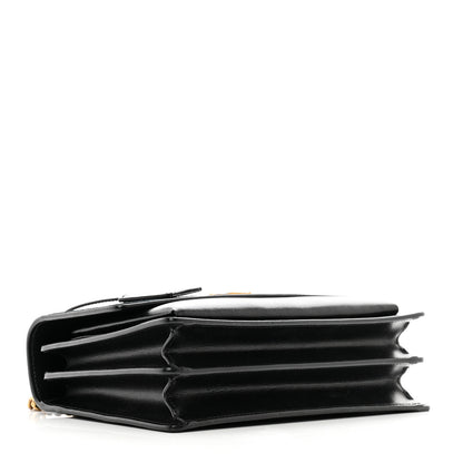 Saint Laurent Suede Calfskin Medium Monogram Sunset Black 4 of 10